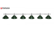 Светильник Fortuna Prestige Silver Green 6 плафонов Светильник Fortuna Prestige Silver Green 6 плафонов