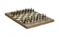 Шахматы малые "Галлы-Римляне" чернение Шахматы малые "Галлы-Римляне" чернение