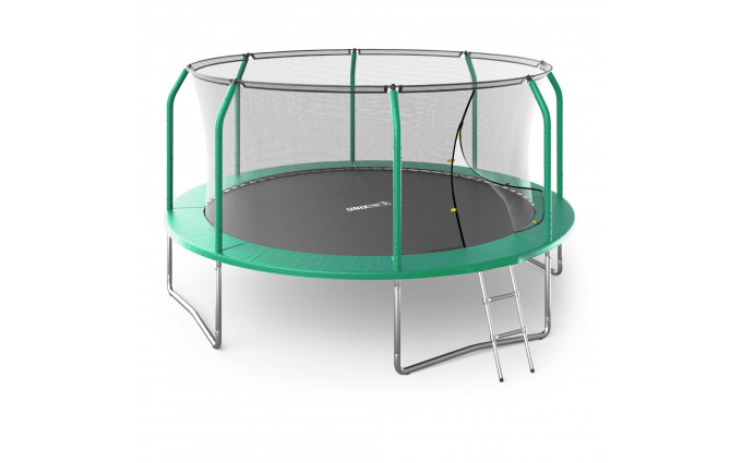 Батут UNIX Line SUPREME BASIC 14 ft (green) Батут UNIX Line SUPREME BASIC 14 ft (green)